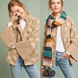 NWT never worn Anthropologie Rosie Neira Bell Sleeve wool sweater. Size small.